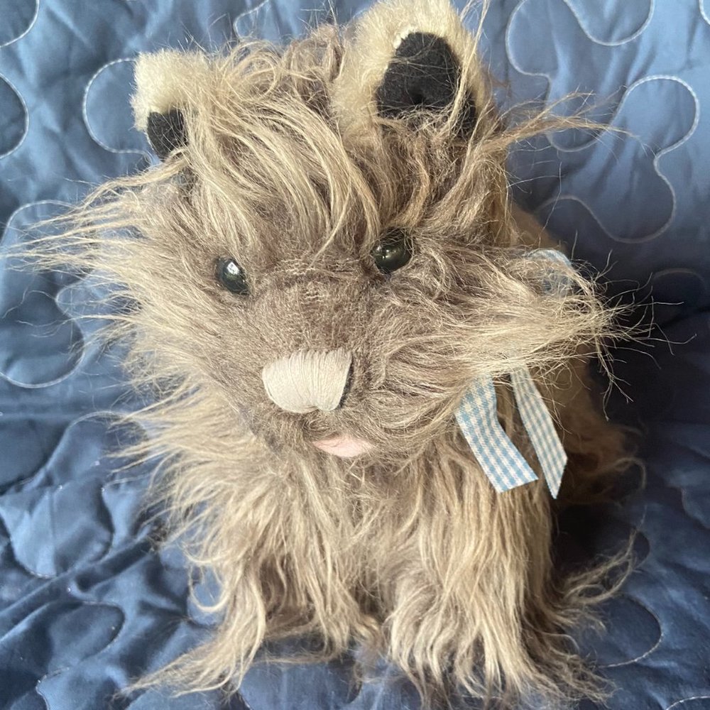 Rubies Costume Wizard of Oz Toto Dog Terrier Plush Stuffed Animal Blue Bow